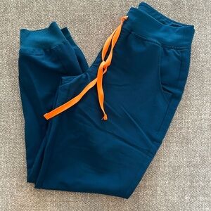 Navy Petite Zamora Jogger Scrub Pants